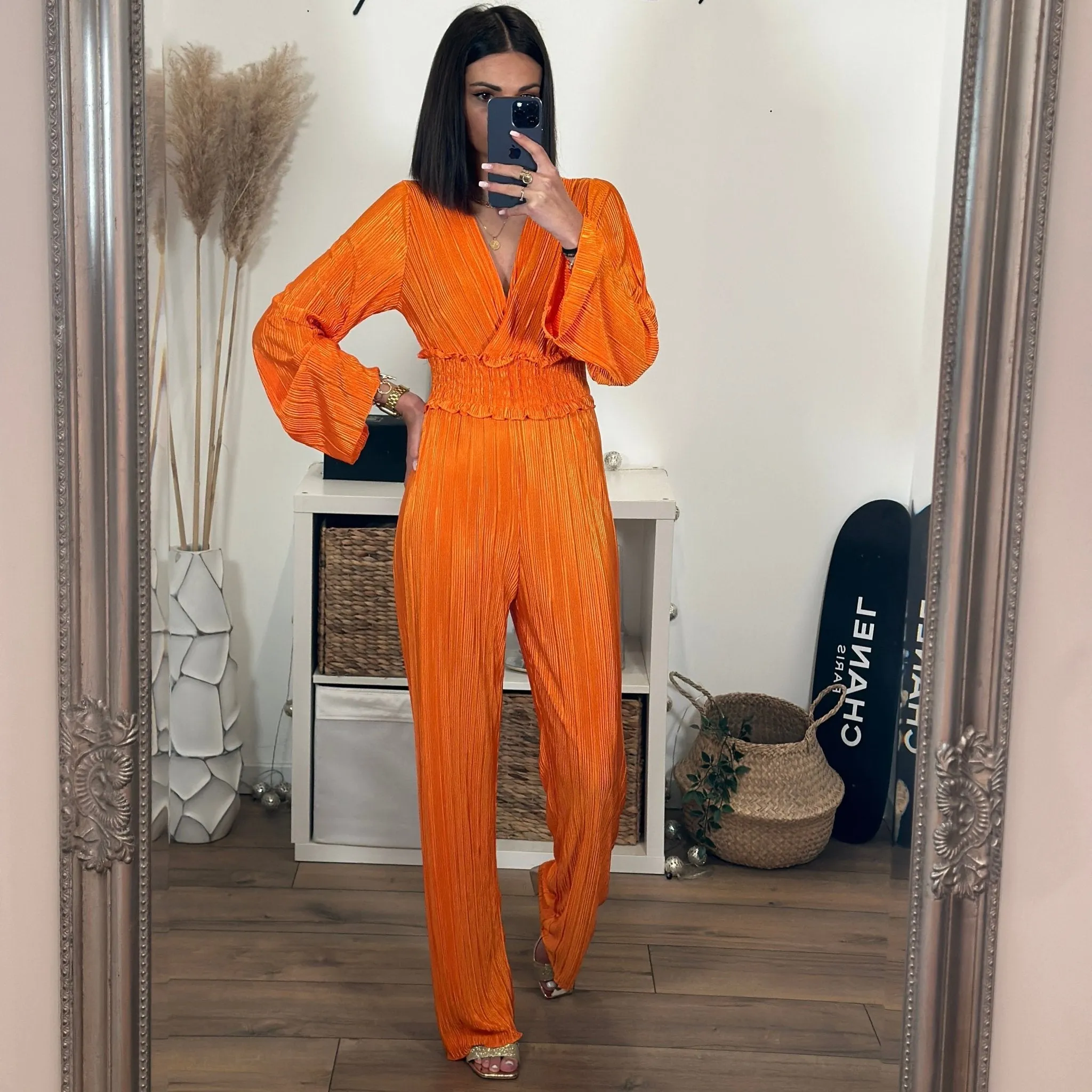 COMBINAISON ORANGE MONICA
