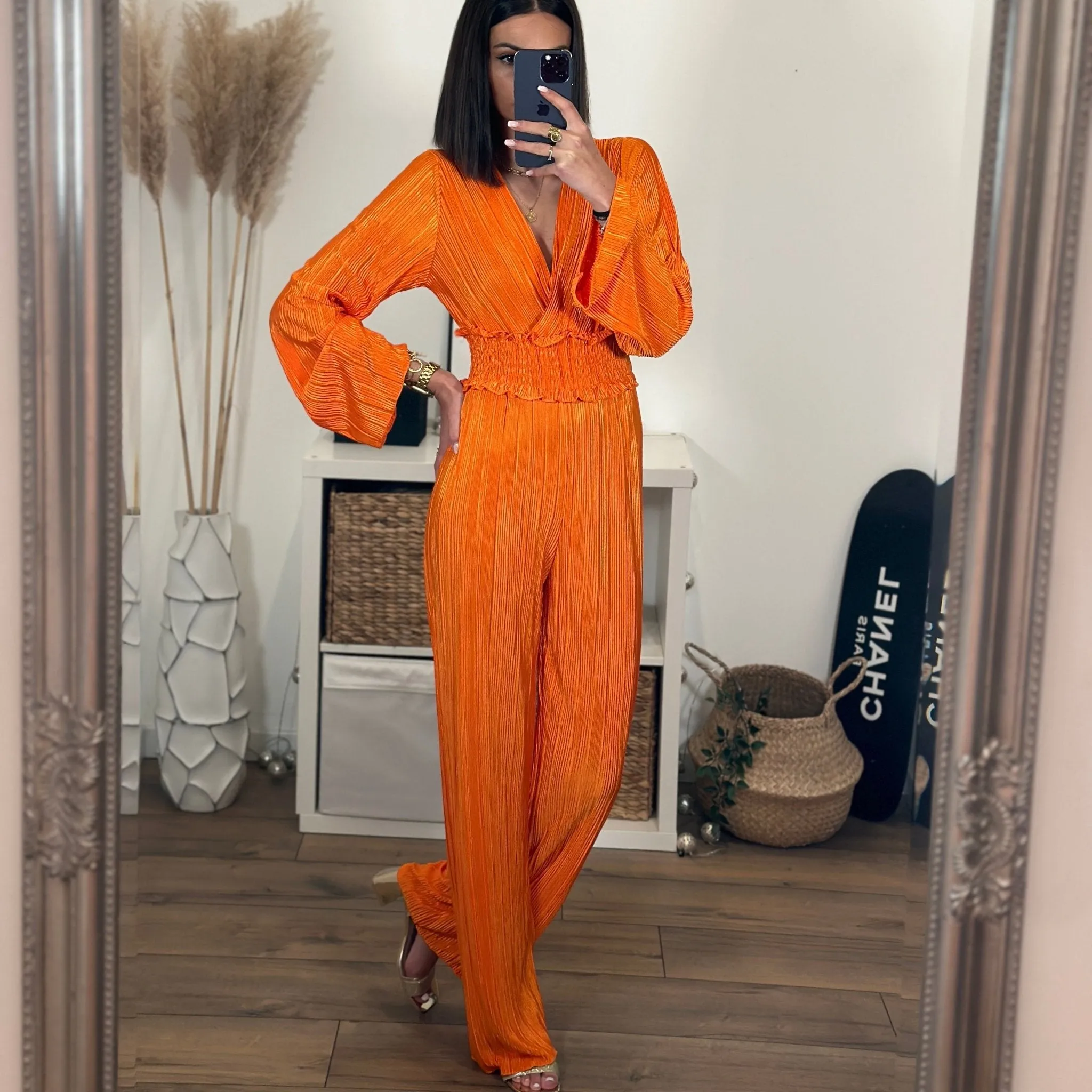 COMBINAISON ORANGE MONICA