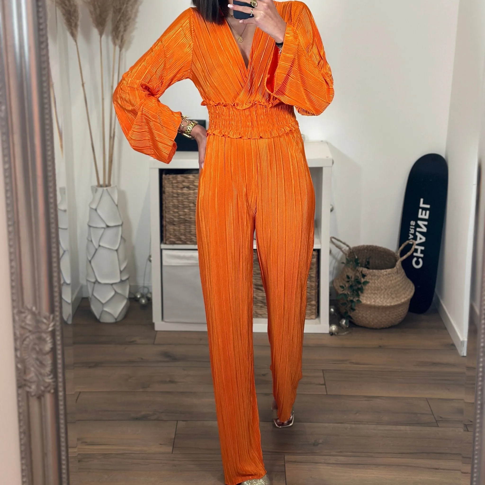 COMBINAISON ORANGE MONICA