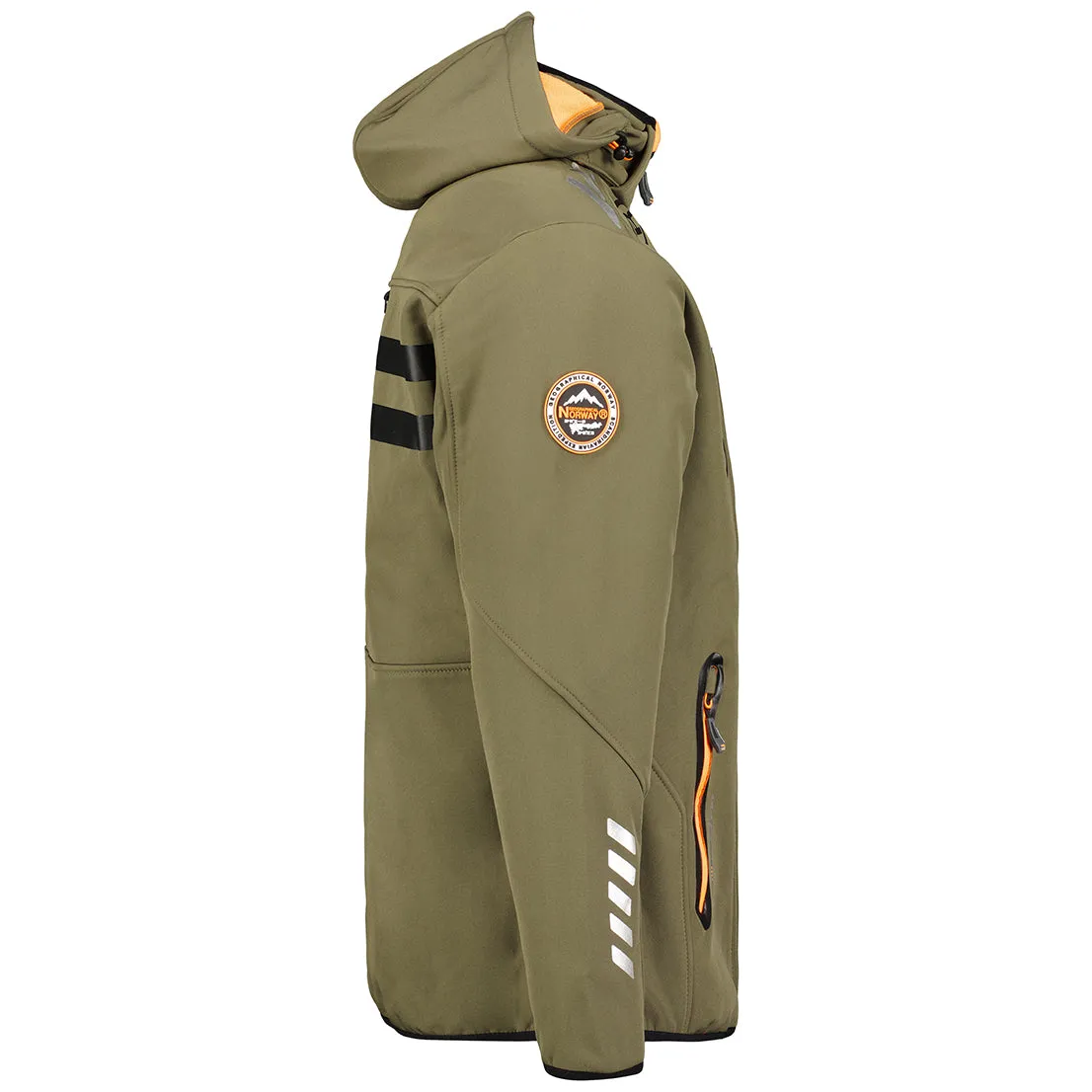 Geographical Norway Royaute Homme - Softshell Kaki orange